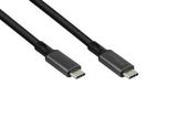 Good Connection Magnet. USB 4.0 3x2 USB-C Spiralk. schw. 1m