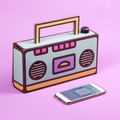ThumbsUp! Lautsprecher "Pusheen Boombox" Bluetooth pastell