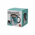 ThumbsUp! Tasse "Meerjungfrau" Farbwechsel 300ml schwarz