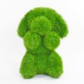 AniPlants, Grasfigur, "Hund", sitzend, Gartendeko, 36cm
