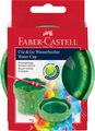 FABER-CASTELL Wasserbecher Clic&Go grün marble