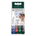 FABER-CASTELL Marker Whiteboard W20 4er Etui