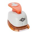 WEDO Motivlocher groß Kreuz Grau/Orange
