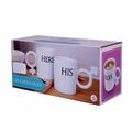ThumbsUp! Tassen-Set "His & Hers" 300ml weiß