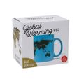 ThumbsUp! Tasse "Erderwärmung" Farbwechsel 300ml blau