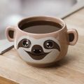 ThumbsUp! Tasse "Faultier" 275ml braun