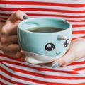 ThumbsUp! Tasse "Narwhal" 400ml hellblau