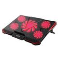 INCA Notebook Kühler INC-611GMS Gaming, 14-17", 5 Lüfter retail