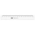 WEDO Lineal 16 cm, Tuschkante, geprägte Zentimeter Kunststof