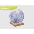 TROIKA Globus EXPLORER 360 silberfarben, weiß