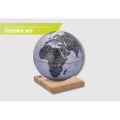 TROIKA Globus EXPLORER 360 schwarz, silberfarben