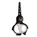 WEDO Kinderschere Bastelschere, Ekky aus Edelstahl Schwarz/W