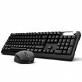 INCA Tastatur IWS-549U Wireless Set, Büro Design, Akku, SW retail