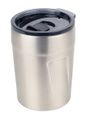 TROIKA Thermobecher ESPRESSO DOPPIO silberfarben