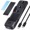 GRAUGEAR Docking Station für M.2 SSD NVMe/NGFF, Werkzeugfrei