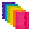Oxford Brieftaschen DIN A4 abgerundete Ecken 6Stk