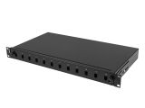 Lanberg 19" 1U FIBER PATCH PANEL 12XSC SIMPLEX / 12XLC DUPLE