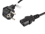 LANBERG CEE 7/7->IEC 320 C13 1.8M VDE SCHWARZES STROMKABEL