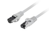 LANBERG PATCHCORD CAT.8.1 S/FTP LSZH CU 2M GRAU FLUKE ZERTIF