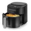 Emerio Heißluftfritteuse, Smart Fryer, 4,5L,schwarz,Cool t