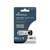 MediaRange MR1953 USB flash drive 64 GB USB Type-C 3.2 Gen 1 (3.1 Gen 1) Zwart, Zilver