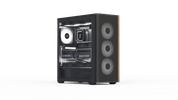 AeroCool Geh Midi D501A-G-BK-V2 (B/Wood/ATX)