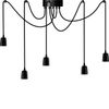 SEGULA Pendelleuchte Phoenix 5er Porzellan schwarz max 60W