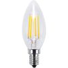 SEGULA LED Kerze klar E14 3,2W 270Lm 2700K dimmbar