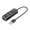 Club3D Adapter USB 3.2 Typ A > 3x USB 3.2 Typ A/LAN retail