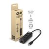 Club3D USB-Hub USB Typ-C 3.2 > 3x USB Typ A       1Gbps retail