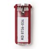 DURABLE Schlüsselanhänger Key Clip 6 Stück rot