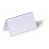 DURABLE Tischnamensschilder 52x100mm 25 Stück transparent