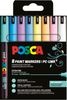 POSCA Marker UNI PC-1MR 8er Set Soft Col