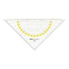 ARISTO Geodreieck 22,5cm Facette und Tuschenoppen 10Stk.