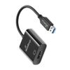 MediaRange USB-A zu HDMI Audio und Video Konverter, 20cm sw