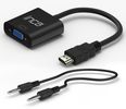 INCA Adapter IHTV-7TS HDMI > VGA St. + USB Audio, 1080P, SW retail