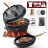 Gusskönig Eingebrannter Dutch Oven Set 7L met Füße