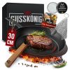Gusskönig Eingebrannte Gusseisenpfanne 30cm