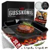 Gusskönig Eingebrannte Grillpfanne 30cm