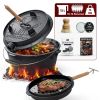 Gusskönig Eingebrannter Dutch Oven Set 12L met Füße