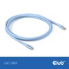 Club3D Lifestyle USB-C Kabel  PD 240W,20Gbps  2m blau  St/St retail