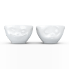FIFTYEIGHT Schälchen-Set 100ml Grinsend & Küssend wit