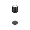 RealPower LED-Tischlampe dimmbar kalt/warm mit Akku, schwar