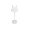 RealPower LED-Tischlampe dimmbar kalt/warm mit Akku,weiss