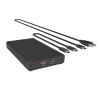 Geh. IcyBox USB 3.2 Gen2x2 Type-C 2-fach M.2 PCle NVMe