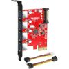 Inateck KTU3FR-4P interfacekaart/-adapter Intern USB 3.2 Gen 1 (3.1 Gen 1)