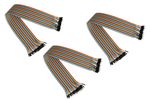 kabelmeister Jumper Wire 40-Pin, 3er BU-BU/ST-BU/ST, 20cm