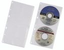 DURABLE CD-Hüllen für 2 CDs/DVDs transparent 5 Stck