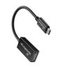 MediaRange USB-C zu DP Audio/Video Konverter, 20cm, sw