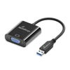 MediaRange USB-A 3.0 auf VGA(HD15)Video Konverter, 20cm, sw